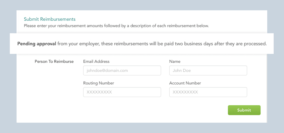 Plain reimbursement expectations
